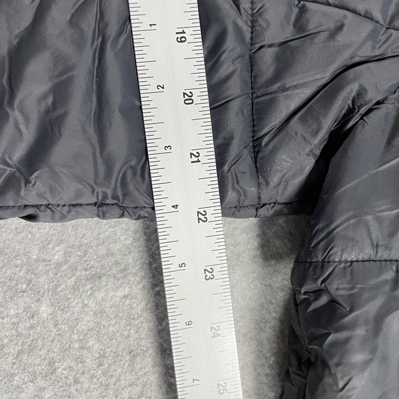 Alp n Rock Jacket Mens Extra Large Black Hooded Puffer Quilted Cruelty Free Coat - Picture 4 of 9